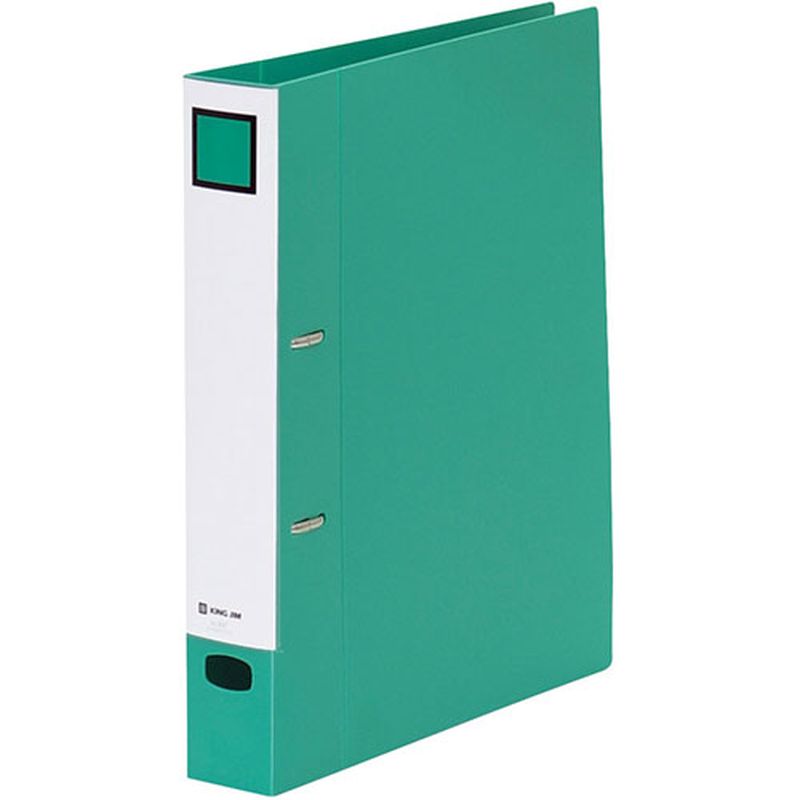 KING JIM ���󥰥��� D��󥰥ե�����(æ��)A4S �� ����40mm KJ-697-GR [��][AS]