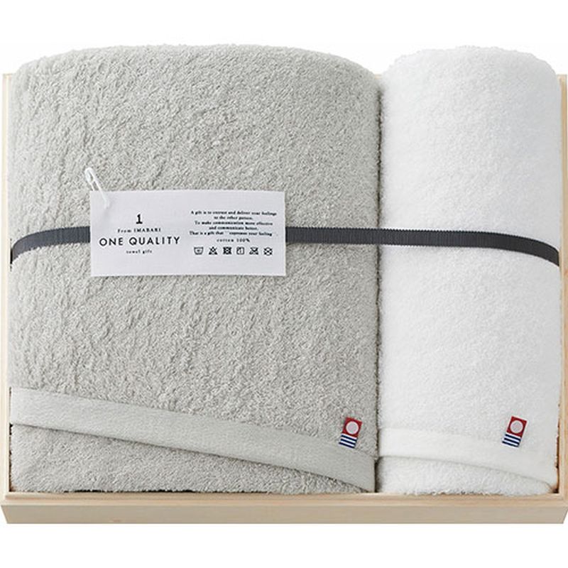 今治 ONE QUALITY バスタオル&フェイスタオル B8024540 生活雑貨 [▲][AS]