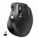 【ELECOM(エレコム)】トラックボールマウス ワイヤレス 6ボタン 親指 2.4GHz 無線 34mm 玉 チルトホイール 横スクロール 減速ボタン OMR...