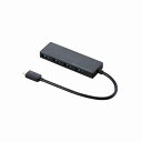 yELECOM(GR)zUSB3.1(Gen1)HUB Type-C AX4|[g oXp[ 15cmP[u ubN[][EL]