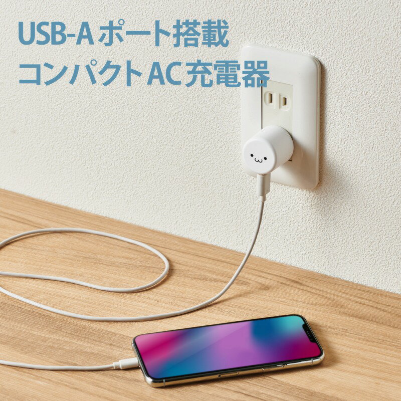 サンリオ Lightning/Type-Cコネクタ付き リチウムイオン充電器 シナモロール SANG-470CN【メーカー直送：代金引換不可：同梱不可】【北海道・沖縄・離島は配達不可】