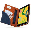 【ELECOM(エレコム)】iPad ケース 第7世代 第8世代 10.2 対応 フラップ レザー ツートン ネイビー TB-A19RPLFDTNV エレコム ...
