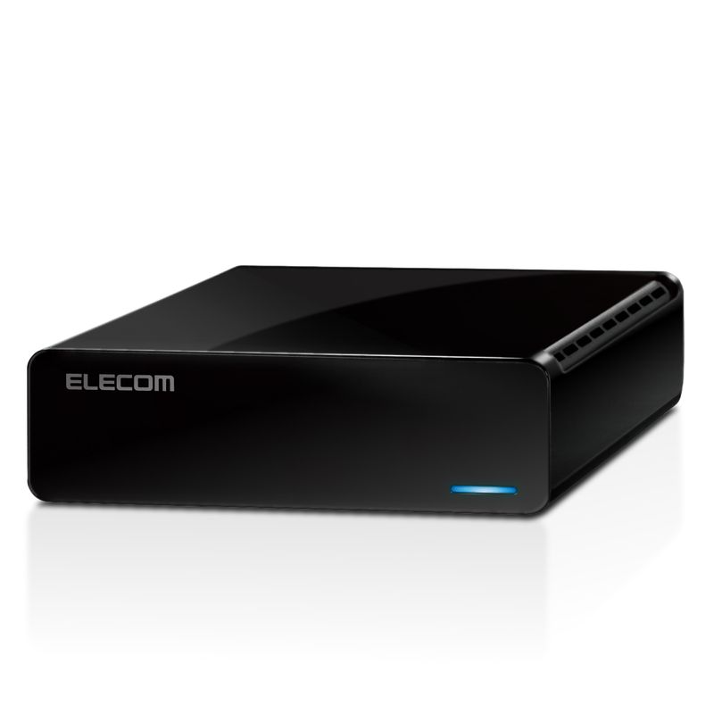 【ELECOM(エレコム)】外付けハードディスク HDD 3.5インチ 4TB USB3.2Gen1 USB3.1Gen1 USB3.0対応 テレビ録画 EU RoHS指令準拠[▲][EL]