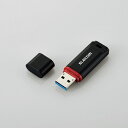 【ELECOM(エレコム)】USBメモリ USB3.1(Gen1) データ復旧サービス付 16GB キャップ式 1年(データ復旧サービス含む)保証 ブラック[▲...