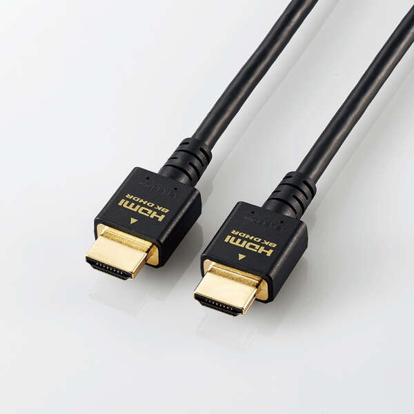 yELECOM(GR)zHDMIP[u 4K 8KΉ Ultra HD PS5Ή HDMI2.1 3m mCY RoHSwߏ(10) ubN Ultra High Speed HDMI(R) CableKiF[][EL]