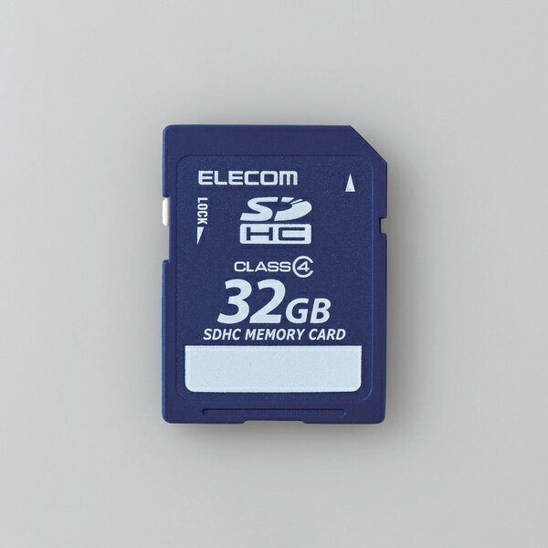 yELECOM(GR)zSD J[h 32GB Class4 f[^T[rX[][EL]