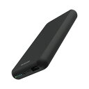 【ELECOM(エレコム)】モバイルバッテリー 10000mAh 大容量 15W / 3A 充電器 ブラック [▲][EL]