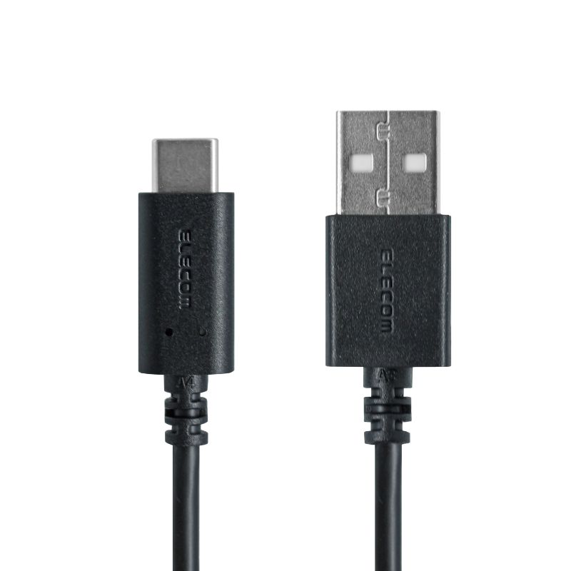 ELECOM(쥳)ۥޡȥեUSB֥ USB2.0(A-C) 0.1m ֥å[][EL]