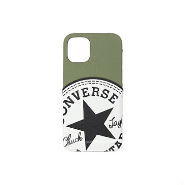 iPhone 12 mini CONVERSE Big Circle LogoPU Leather スマホ ケース カバー[▲][G]