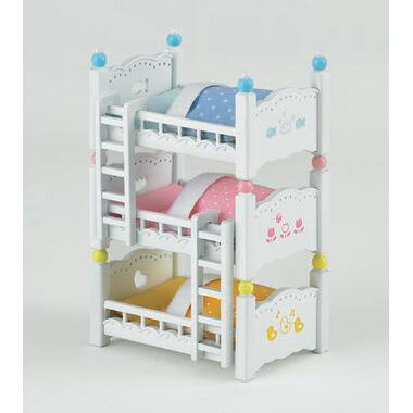 【エポック社】 カ−213　赤ちゃん三段ベッド コレクションドール シルバニア 家具 家具セット[▲][ホ][K]