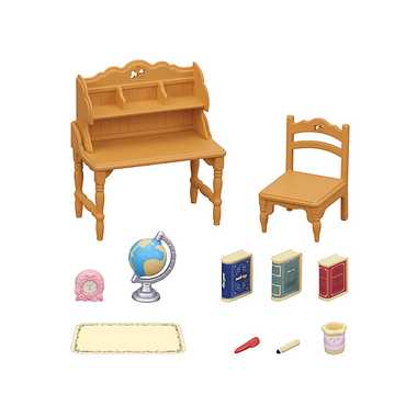 【エポック社】 カー318 勉強机セット コレクションドール シルバニア 家具 家具セット[▲][ホ][K]