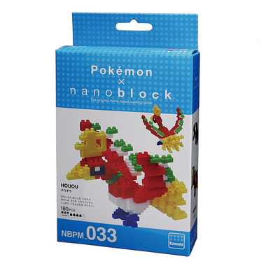 【カワダ/KAWADA/河田】NBPM_033 ナノブロック ポケットモンスター ホウオウ ブロック