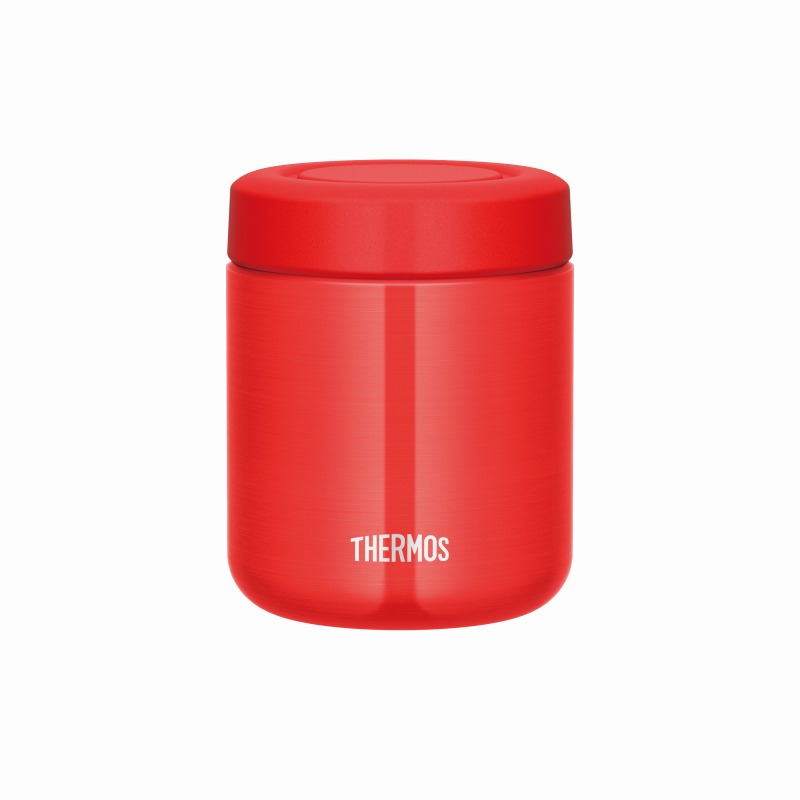 【サーモス】真空断熱スープジャー 300ml レッド JBR-300ーR 弁当箱 保温 保冷 アウトドア[▲][KM]