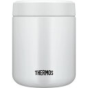 【THERMOS/サーモス】 真空断熱スープジャー 400ml 弁当箱 フードジャー ステンレス製 クリックオープン 保温 保冷 ホワイトグレー JBR-401 WHGY [▲][KM]