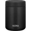 【THERMOS/サーモス】 真空断熱スープジャー 500ml 弁当箱 フードジャー ステンレス製 クリックオープン 保温 保冷 ブラック JBR-501 BK ▲ KM