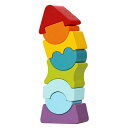 Cubika キュビカ Flexible Tower LD-8 フレキシブルタワー 木のおもちゃ 積木 ブロック 知育玩具 誕生日 プレゼント ギフト 出産祝い[▲][E]
