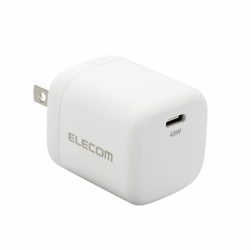 【ELECOM エレコム】USB Type-C 充電器 PD 対応 45W タイプC ×1 【 Windows iPhone iPad MacBook Air ( M1 2020 ) An…
