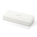 【ELECOM エレコム】スイッチングハブ LAN ハブ 8ポート Giga対応 1000/100/10Mbps プラスチック筐体 AC電源 ファンレス 静音 ...