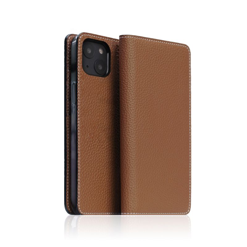 SLG DesignHybrid Grain Leather Case for iPhone 14 Saddle Brown ϥ֥åɥ쥤쥶 ɥ֥饦 ޡȥե  ޥ ե14 襤  [][R]