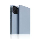 【SLG Design】Full Grain Leather Case for iPhone 14 Pro パウダーブルー 牛革 手帳型 フルグレインレザーケース パウダーブルー スマートフォン スマホ アイフォン14 プロ おしゃれ [▲][R]