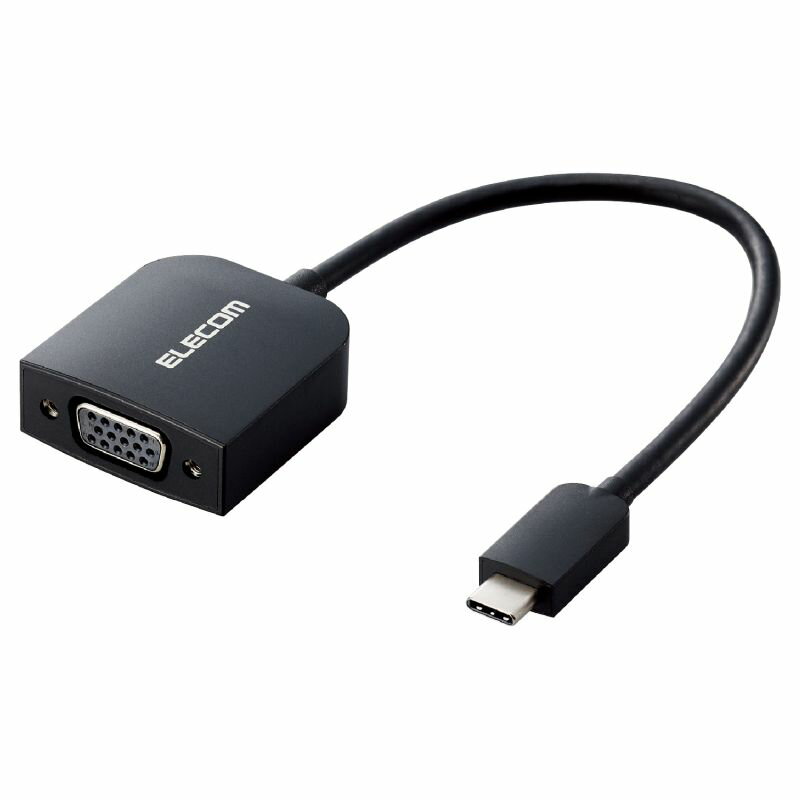 yELECOM(GR)zϊP[u USB Type C to VGA ( D-sub15pin ) ubN [][EL]