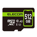 yELECOM(GR)z}CNSDJ[h microSDXC 512GB Class10 UHS-I 90MB/s [][EL]