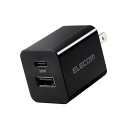 【ELECOM(エレコム)】USB Type-C 充電器 PD 対応 最大出力20W タイプC ×1 USB A ×1 【 iPhone iPad Air Ga...