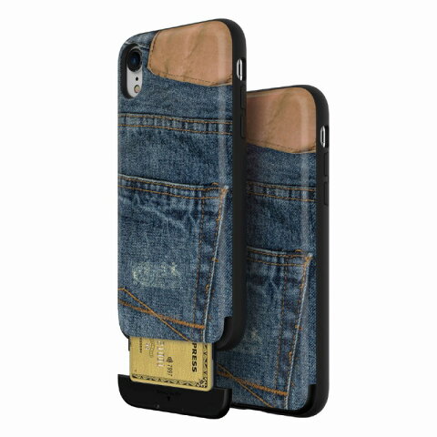 【お買い物マラソン限定50円OFFクーポン】【Matchnine（マッチナイン）】背面カバー型スマホケース iPhone XR CARDLA SLOT JEANS COLLECTION ヴィンテージジーンズ スマートフォンケース スマホケース[▲][R]