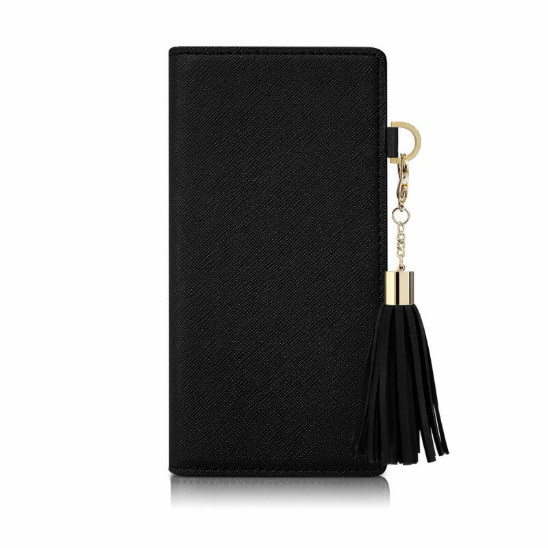 【dreamplus（ドリームプラス）】Galaxy S9+ Tassel Jacket ブラック スマートフォンケース スマホケース 手帳型ケース[▲][R]