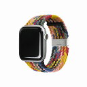 (エガーデン) Apple Watch 44mm/42mm用 LOOP BAND（レインボー） EGD20658AW