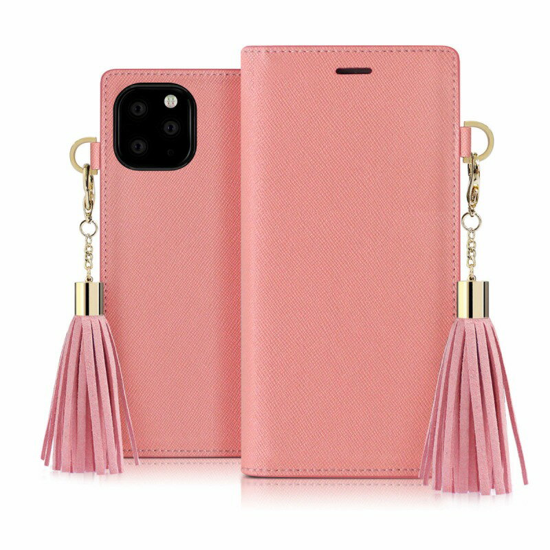 【dreamplus（ドリームプラス）】iPhone 11 Pro Max Tassel Jacket ピンク スマートフォンケース スマホケース 手帳…