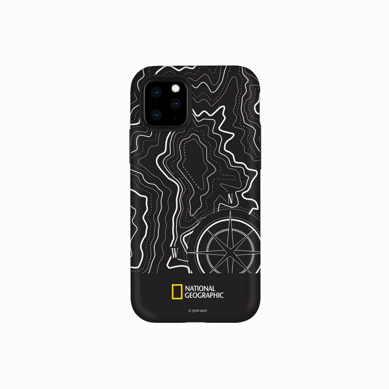 iPhone 11 Pro Topography Case Double Protective ブラック 背面カバー型 スマートフォンケース スマホケース