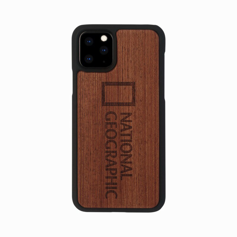 【National Geographic(ナショナル ジオグラフィック)】iPhone 11 Pro Max Nature Wood ローズウッド 背面カバー型 …