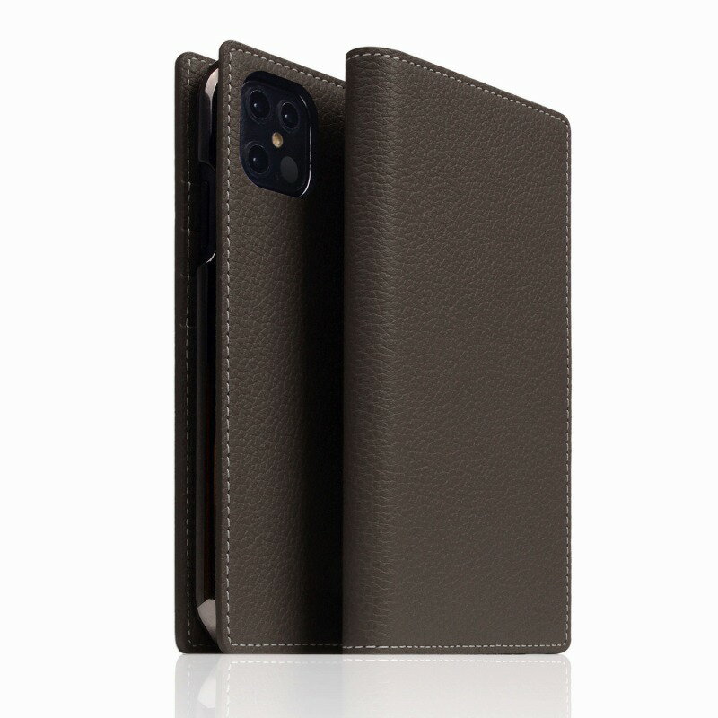 ySLG DesigniGXGW[fUCjziPhone12 Pro Max Full Grain Leather Case uEN[ 蒠^ X}zP[X[][R]