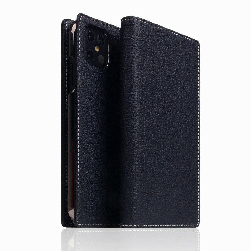 ySLG DesigniGXGW[fUCjziPhone12 Pro Max Full Grain Leather Case ubNu[ 蒠^ X}zP[X[][R]