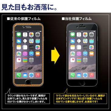 【在庫限り！】iPhone6s iPhone6 専用 全面保護 液晶保護フィルム iPhone6sフィルム iPhone6フィルム 保護フィルム 液晶保護シート 黒 ブラック iPhone smcs