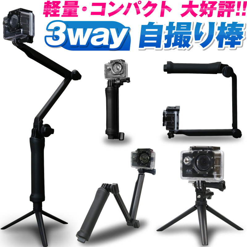 ּ 󥫥 ꡼ դ  󥫥 Х 󥫥 4k 3way ץ 3way gopro hero5 ꡼ hero4 black session 1080P 楫 ̵פ򸫤