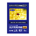エプソン対応 写真用紙 光沢写真用紙 光沢 0.29mm L判 5枚入り syasin【RCP】10P01Sep13