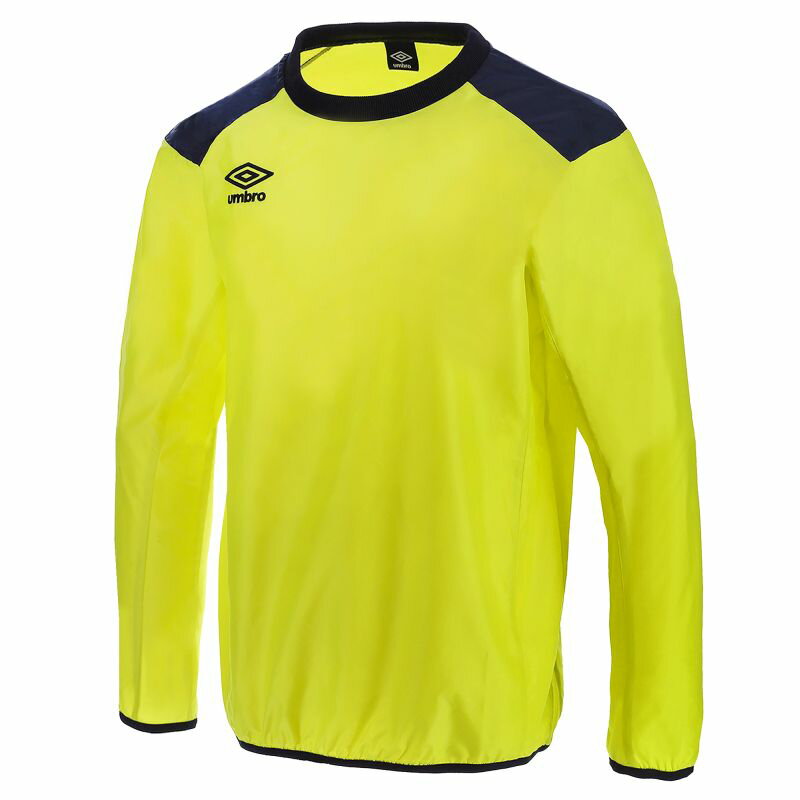 【アンブロ】ジュニア ウインドピステトップ SLYL サルファーイエロー 120 サッカー トップス /UBA4040J [▲][ZX]