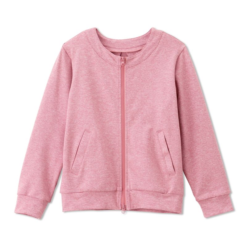 【ダンスキン】キッズADAJカラーレスジャケット SR スモーキRO 110 フィットネス カットソー／トップス /DAJ522161 [▲][ZX]