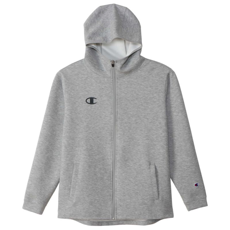 【チャンピオン】メンズ ジップ パーカー スウェット オックスフォードグレー XLサイズ ATHLETIC WEAR HOODED SWEAT SHI /C3-VS110 [▲][ZX]
