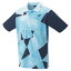 【ヨネックス】ユニゲームシャツ 111 アクアブルー SS テニス・バドミントン ウエア（ユニ） /10465 [▲][ZX]