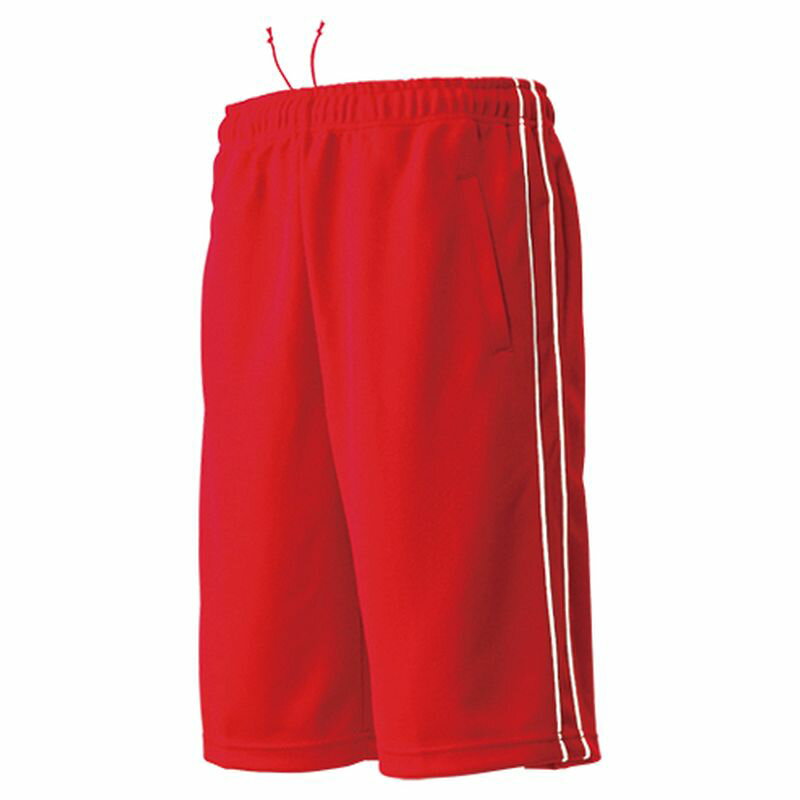 【ウンドウ】パイピングハーフパンツ 11 レッド M オールスポーツ ハーフパンツ /P-2080 [▲][ZX]