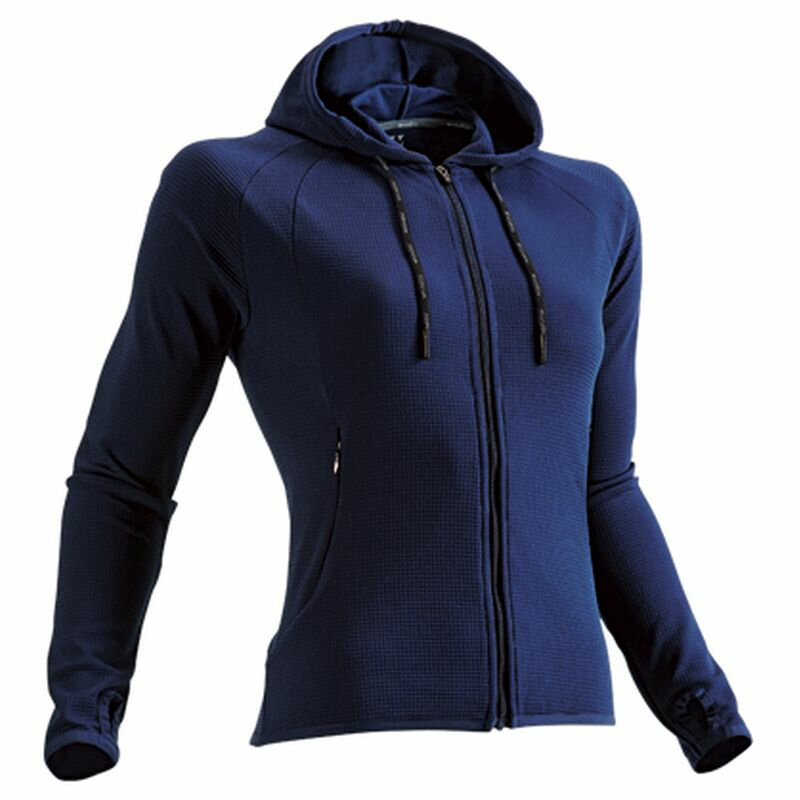 【ウンドウ】ウィメンズフィットネスパーカー 01 ネイビー XL フィットネス パーカー /P-3220 [▲][ZX]