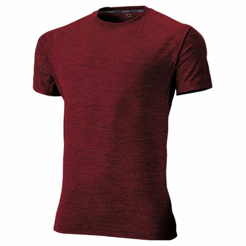 【ウンドウ】フィットネスTシャツ 7714 バーガンMIXB M フィットネス Tシャツ /P-710 [▲][ZX](4)