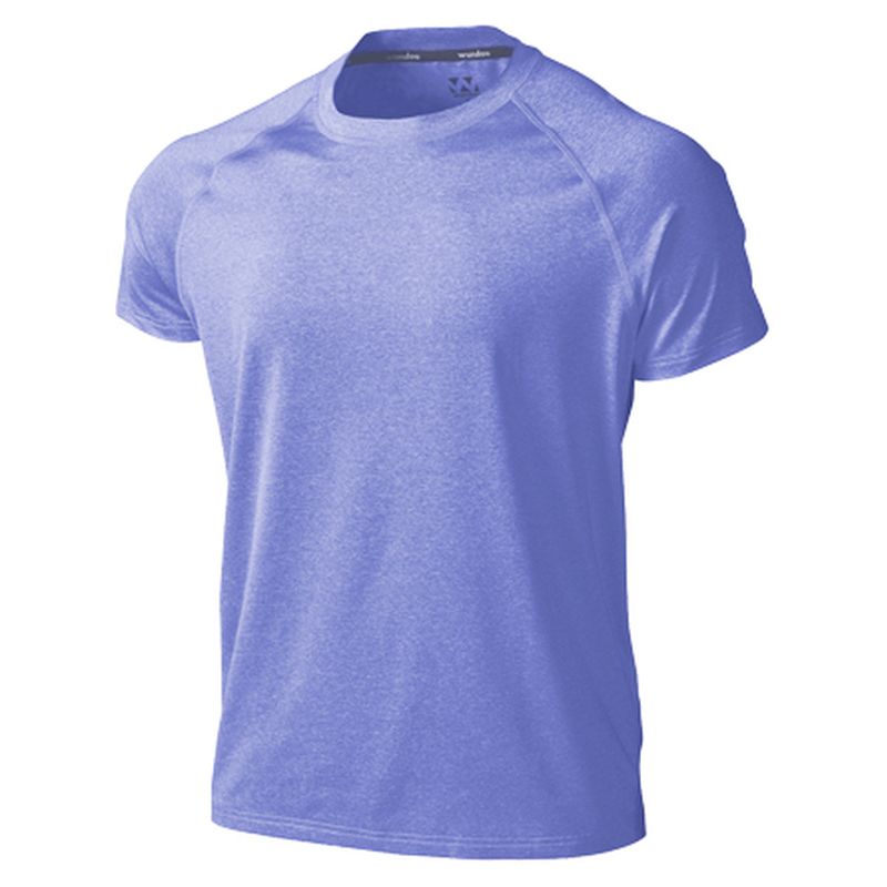 【ウンドウ】フィットネスストレッチTシャツ 8805 ロイヤルMIXW 130 フィットネス Tシャツ /P-810J [▲][ZX]