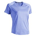 ウィメンズフィットネスストレッチTシャツ 8805 ロイヤルMIXW S フィットネス Tシャツ /P-820 