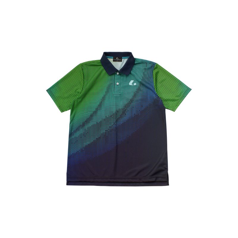 【ルーセント / LUCENT】Uni ゲームシャツ ネイビー S テニス ソフトテニス ウェア ユニ /XLP8566 [▲][ZX]