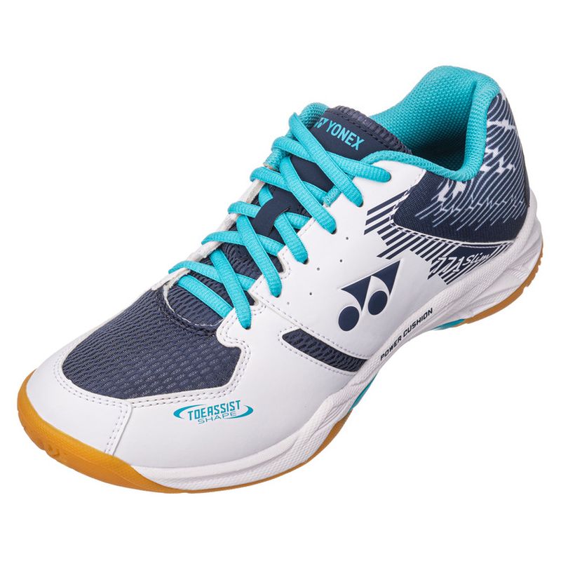 【ヨネックス / YONEX】パワークッション771スリム 551 ホワイト／ミント 23.0 バドミントン [▲][ZX]