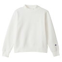 【チャンピオン/CHAMPION】ウィメンズ モックネックスウェットシャツ オフホワイト Mサイズ ウェア レディース スポーツウェア /CW-W001 [▲][ZX]